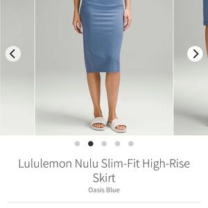 lululemon athletica Pencil Skirt - Oasis Blue